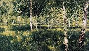 Isaac Levitan Birch Forest oil painting reproduction